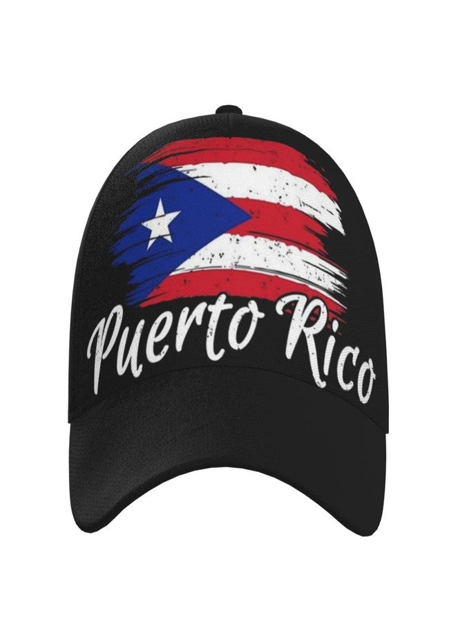 ASYG Puerto Rico Flag Cap Puerto Rico Baseball Cap Puerto Sun Hat Adjustable Cap Flag Hat Trucker Hat Cap for Women Men - Image 1